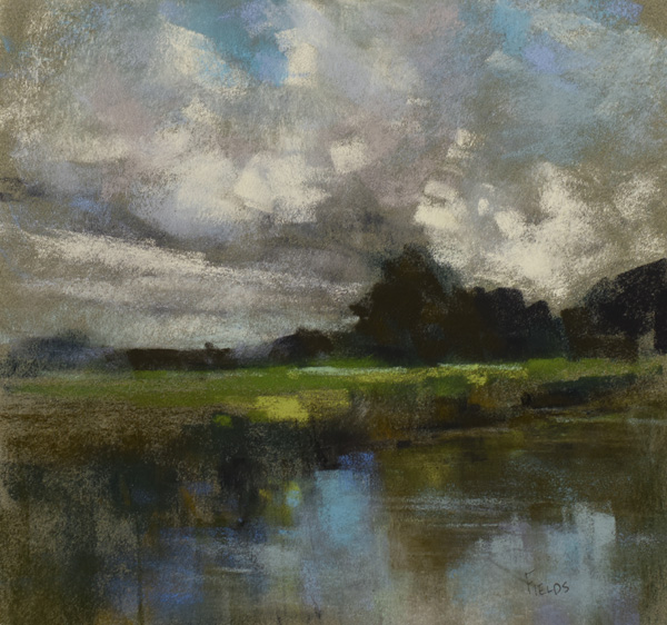 Bethany Fields, Marsh Reverie, pastel, 10 x 10. – Southwest Art Magazine